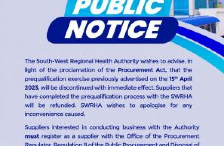 Latest News SouthWest Regional Health Authority